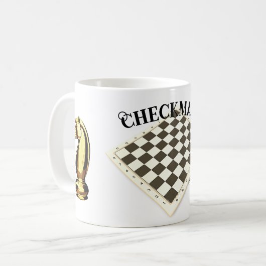 Chess Checkmate Ultimate-Mok Koffiemok (Voorkant links)