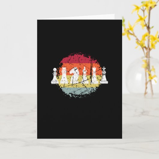 Chess Chess Game Kaart (Gele Bloem)