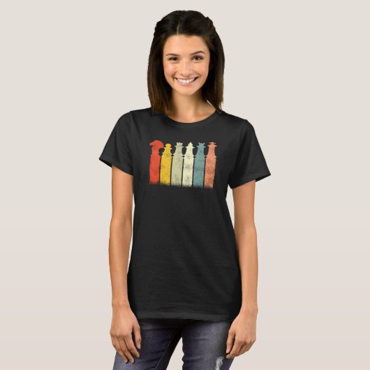 Chess Chess Game-schaafdeelontwerp T-shirt (Voorkant volledig)