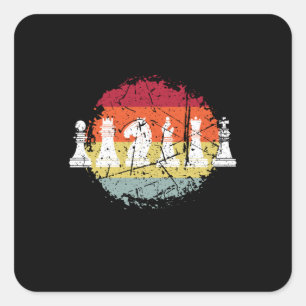 Chess Chess Game Vierkante Sticker