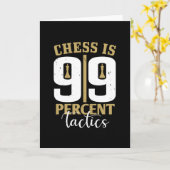 Chess - Chess is 99 % tactiek Kaart (Gele Bloem)