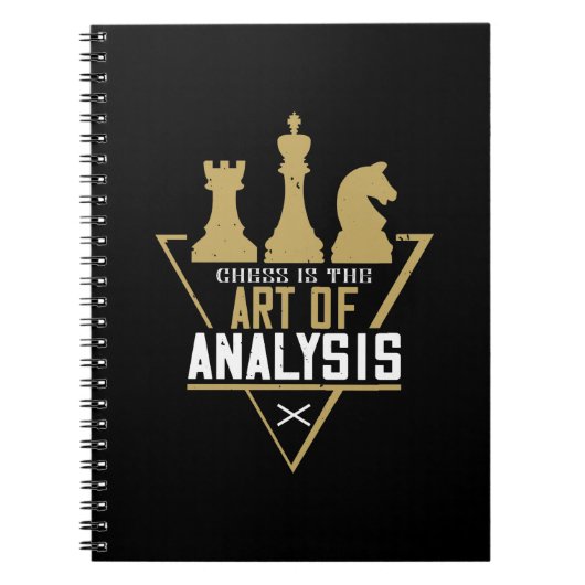 Chess - Chess is de kunst van de analyse Notitieboek (Voorkant)