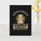 Chess - Chess is echt 99% Berekening Kaart (Gele Bloem)