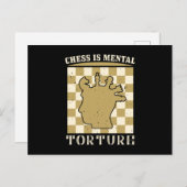 Chess - Chess is mentale marteling Briefkaart (Voorkant / Achterkant)
