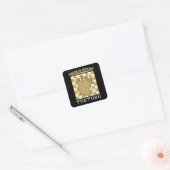 Chess - Chess is mentale marteling Vierkante Sticker (Envelop)