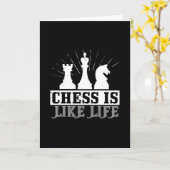 Chess - Chess is net leven Kaart (Gele Bloem)