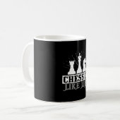 Chess - Chess is net leven Koffiemok (Voorkant links)