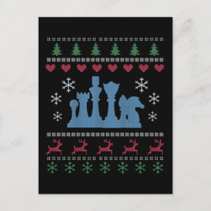 Chess - Chess Pineersels Ugly Kerstmis Briefkaart