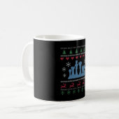 Chess - Chess Pineersels Ugly Kerstmis Koffiemok (Voorkant links)