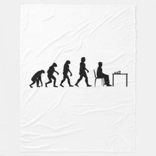 Chess - Chess Player Evolution Fleece Deken