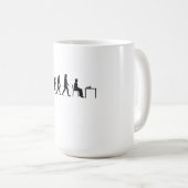 Chess - Chess Player Evolution Koffiemok (Voorkant rechts)