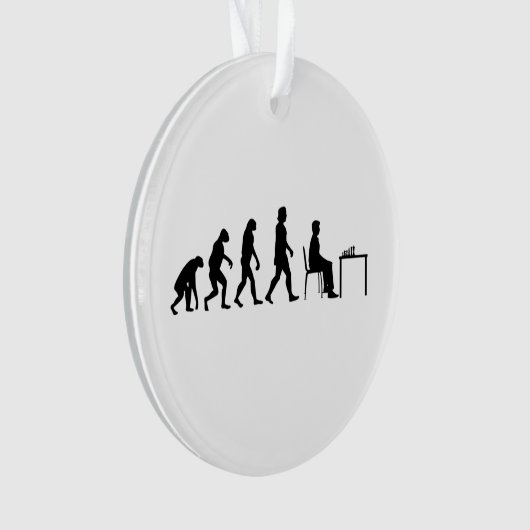 Chess - Chess Player Evolution Ornament (voorkant)