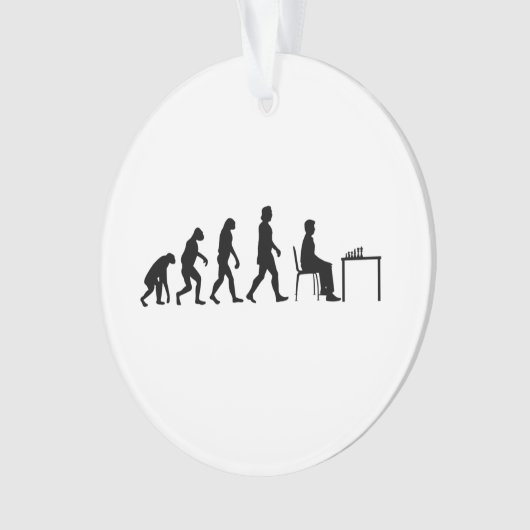 Chess - Chess Player Evolution Ornament (voorkant)