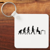 Chess - Chess Player Evolution Sleutelhanger (Voorkant)