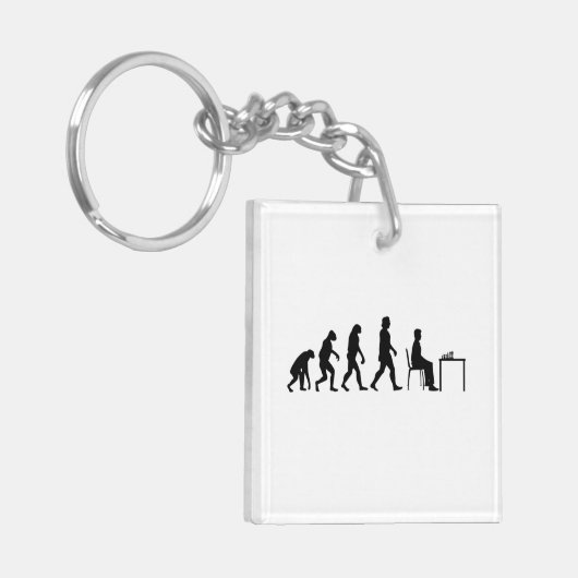 Chess - Chess Player Evolution Sleutelhanger (Voorkant Links)
