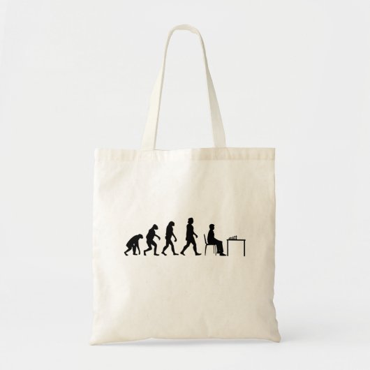 Chess - Chess Player Evolution Tote Bag (Voorkant)
