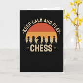 Chess Chess Player Kaart (Gele Bloem)