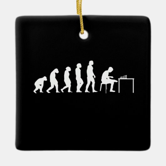 Chess Chess Player Keramisch Ornament (Voorkant)