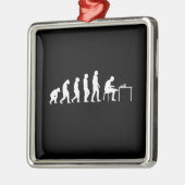 Chess Chess Player Metalen Ornament (Links)