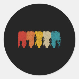 Chess Chess Player Ronde Sticker