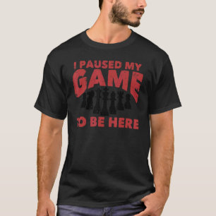Chess Chessboxing ik heb mijn spel onderbroken om T-shirt