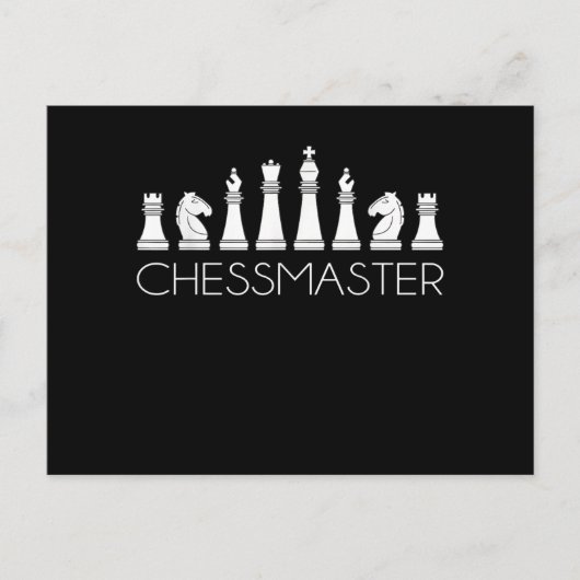 Chess - Chessmaster Briefkaart (Voorkant)