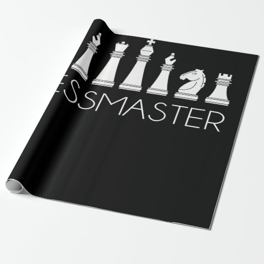 Chess - Chessmaster Cadeaupapier (Uitgerold)