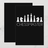 Chess - Chessmaster Feestdagenkaart (Voorkant / Achterkant)