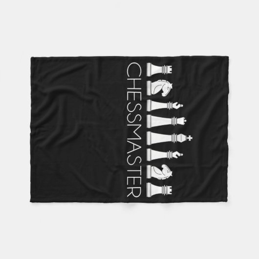Chess - Chessmaster Fleece Deken (Voorkant (Horizontaal))