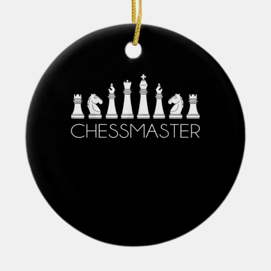 Chess - Chessmaster Keramisch Ornament (Voorkant)