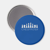 Chess - Chessmaster Magneet (Voorkant / Achterkant)