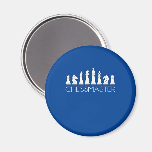 Chess - Chessmaster Magneet (Voorkant / Achterkant)