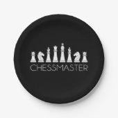 Chess - Chessmaster Papieren Bordje (Voorkant)