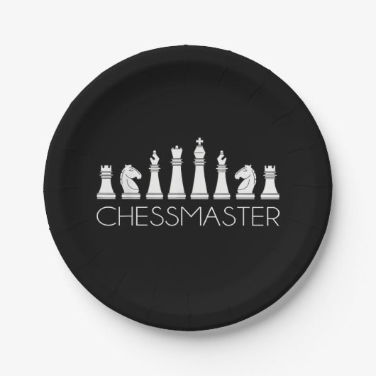 Chess - Chessmaster Papieren Bordje (Voorkant)