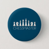 Chess - Chessmaster Ronde Button 5,7 Cm (Voorkant)