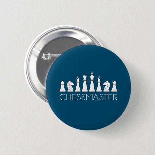 Chess - Chessmaster Ronde Button 5,7 Cm (Voorkant /achterkant)