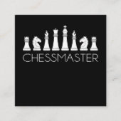 Chess - Chessmaster Vierkante Visitekaartje (Voorkant)