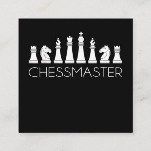 Chess - Chessmaster Vierkante Visitekaartje