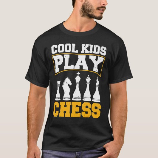 Chess Chessmen Chessboxing voor Kinderen van de Ko T-shirt (Voorkant)
