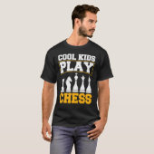 Chess Chessmen Chessboxing voor Kinderen van de Ko T-shirt (Voorkant volledig)