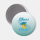 Chess Chick #3 Magneet (Voorkant / Achterkant)