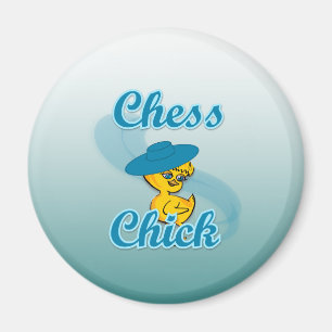 Chess Chick #3 Magneet