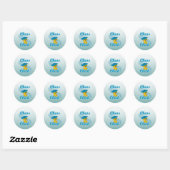 Chess Chick #3 Ronde Sticker (Vel)