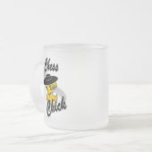 Chess Chick #4 Matglas Koffiemok (Voorkant links)