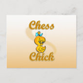 Chess Chick Briefkaart (Voorkant)