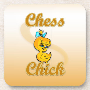 Chess Chick Onderzetter