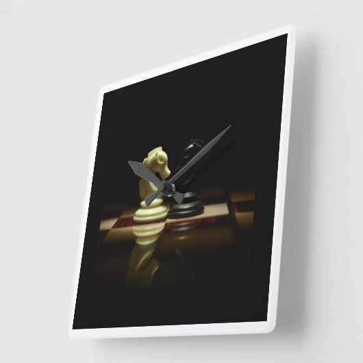 chess clock vierkante klok (Hoek)
