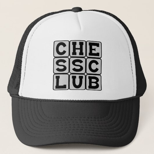 Chess Club, checkmates Trucker Pet (Voorkant)