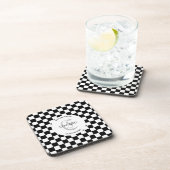 Chess Club Custom Name Initiaal Bier Onderzetter (Rechterzijde)