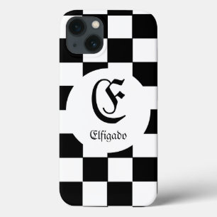 Chess Club Custom Name Initiaal Case-Mate iPhone Case